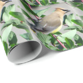 Schöner ZederWaxwing Geschenkpapier (Rolleneckpunkt)