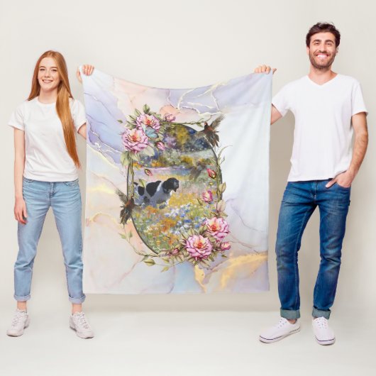 Schöner Zeiger mit Fasan Fleecedecke (Beispiel)