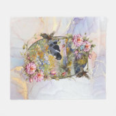 Schöner Zeiger mit Fasan Fleecedecke (Vorderseite (Horizontal))