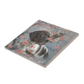 Schöner Zeiger mit Fasan Fliese (Seite)