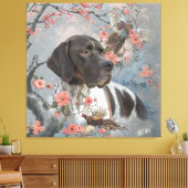 Schöner Zeiger mit Fasan Leinwanddruck (Insitu (Wohnzimmer))