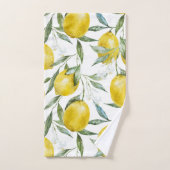 Schöner Zitronenbaum Sommer Badhandtuch Set (Handtuch)