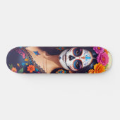 Schöner Zucker-Schädel-Skateboard Skateboard (Horizontal)