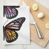 Schönes 3-Butterfly-Farbmuster Geschirrtuch (Viertel Falte)