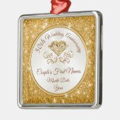 Schönes 50-jähriges Ornament Personalisiert (Links)