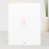 Schönes 70. Geburtstagsdesign Karte (Rückseite)