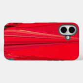 Schönes Abstraktes Design der Roten Textur Case-Mate iPhone Hülle (Rückseite (Horizontal))