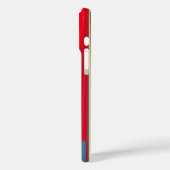 Schönes Abstraktes Design der Roten Textur Case-Mate iPhone Hülle (Rückseite / Links)