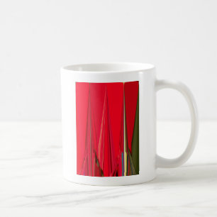 Schönes Abstraktes Design der Roten Textur Kaffeetasse