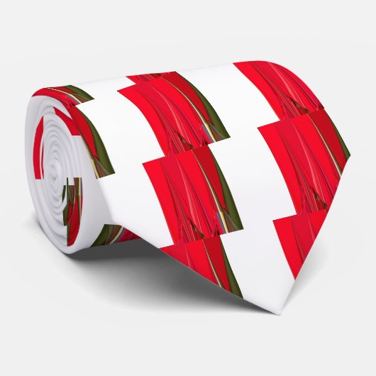 Schönes Abstraktes Design der Roten Textur Krawatte (Gerollt)