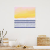schönes abstraktes Design Poster (Küche)