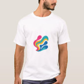 Schönes abstraktes Design. T-Shirt (Vorderseite)