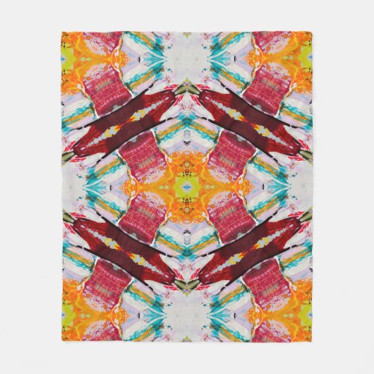 Schönes Abstraktes Gemälde Fleecedecke (Vorderseite)