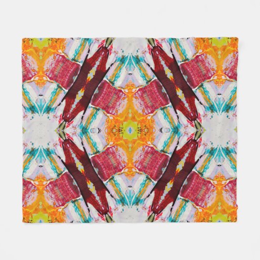 Schönes Abstraktes Gemälde Fleecedecke (Vorderseite (Horizontal))
