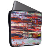 Schönes abstraktes Gemälde Laptopschutzhülle (Vorne Rechts)
