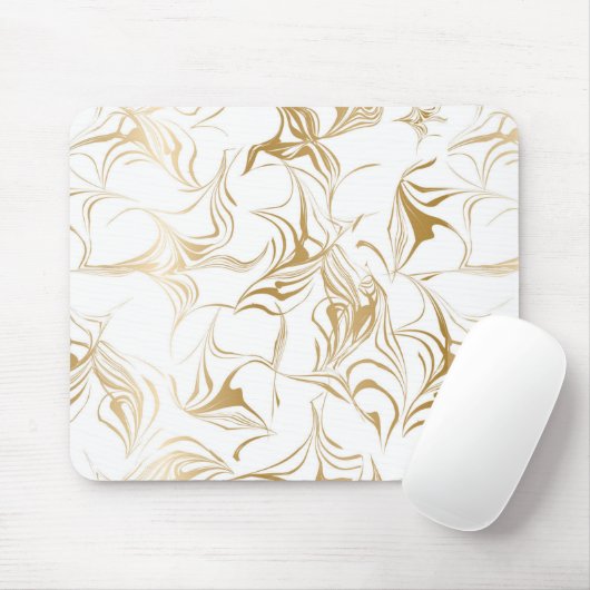 Schönes abstraktes Goldmuster Mousepad (Mit Mouse)