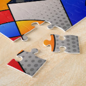 Schönes Abstraktes Jigsaw Puzzle (Seite)