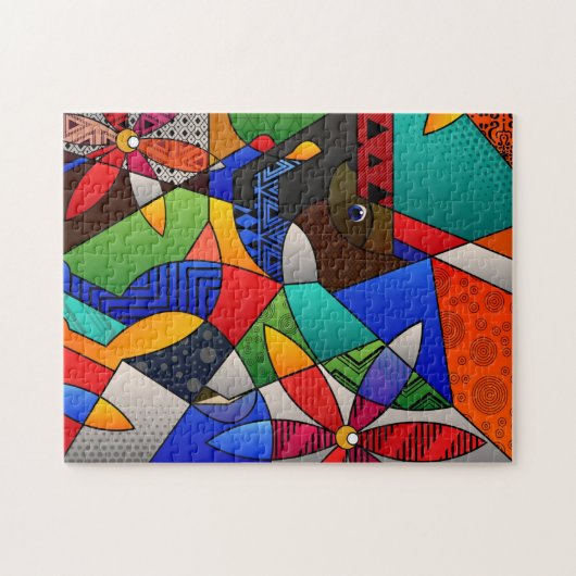 Schönes Abstraktes Jigsaw Puzzle (Horizontal)