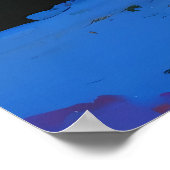 Schönes Abstraktes KI-Kunstposter Poster (Ecke)