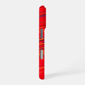 Schönes abstraktes Marmormuster-Design iPhone Hülle (Rechte Seite)
