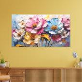 Schönes abstraktes mehrfarbiges Bild Leinwanddruck (Insitu (Wohnzimmer))