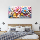 Schönes abstraktes mehrfarbiges Bild Leinwanddruck (Insitu (Schlafzimmer))