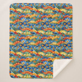 Schönes Abstraktes, nahtloses Muster Sherpadecke