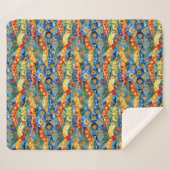 Schönes Abstraktes, nahtloses Muster Sherpadecke (Vorderseite (Horizontal))