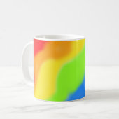 Schönes Abstraktes Regenbogendesign - Kaffeetasse (Vorderseite Links)