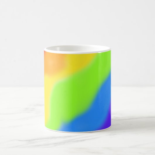 Schönes Abstraktes Regenbogendesign - Kaffeetasse (Mittel)