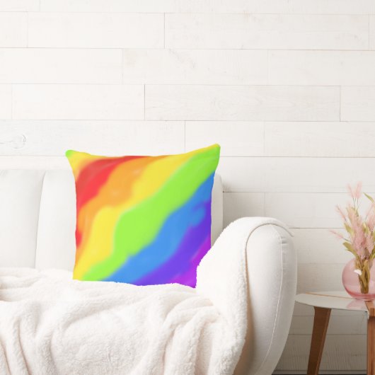 Schönes Abstraktes Regenbogendesign - Kissen (Liege)