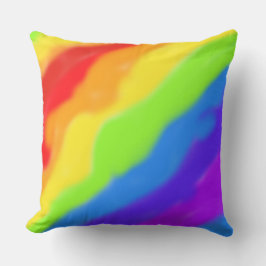 Schönes Abstraktes Regenbogendesign - Kissen