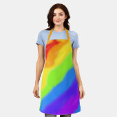 Schönes Abstraktes Regenbogendesign - Schürze (Getragen)