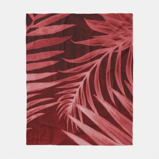Schönes abstraktes Rosa und rote Blume auf b Fleecedecke (Vorderseite)
