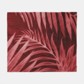 Schönes abstraktes Rosa und rote Blume auf b Fleecedecke (Vorderseite (Horizontal))