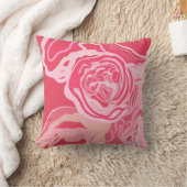Schönes abstraktes Rose Design Kissen (Decke)