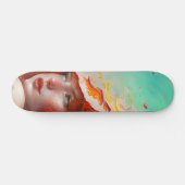Schönes Abstraktes RothaargingGirl Skateboard (Horizontal)