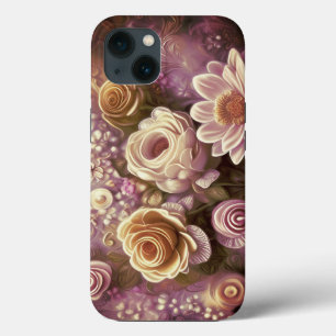 Schönes Acrylic Blume Muster Case-Mate iPhone Hülle