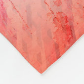 schönes Adlergemälde auf einem abstrakten Rücken Fleecedecke (Ecke)