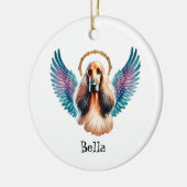 Schönes afghanisches Dog-Memorial Keramik Ornament (Links)