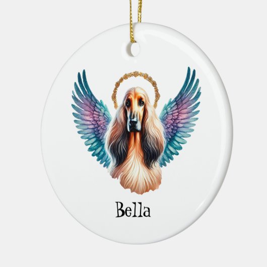 Schönes afghanisches Dog-Memorial Keramik Ornament (Links)