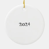 Schönes afghanisches Dog-Memorial Keramik Ornament (Hinten)