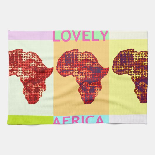 SCHÖNES AFRIKA GESCHIRRTUCH (Horizontal)