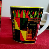Schönes Afrika Latte Tasse