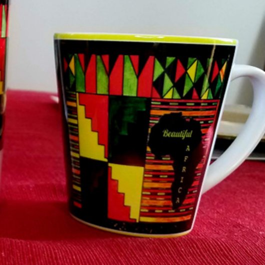 Schönes Afrika Latte Tasse