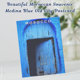Schönes Afrika Marokkanisches Reisen Blue Medina Postkarte