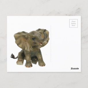Schönes afrikanisches Baby-Elefant Postkarte