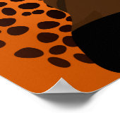 Schönes afrikanisches Frauenposter Poster (Ecke)