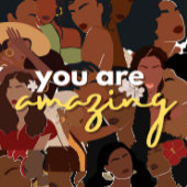 Schönes afrikanisches Frauenschwarm-Notebook Notizblock