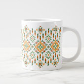 Schönes afrikanisches Muster Jumbo-Tasse (Rechts)